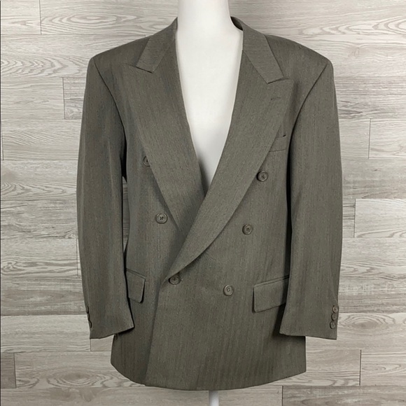 Givenchy Monsieur VTG Wool Blazer Double Breasted - Picture 3 of 9